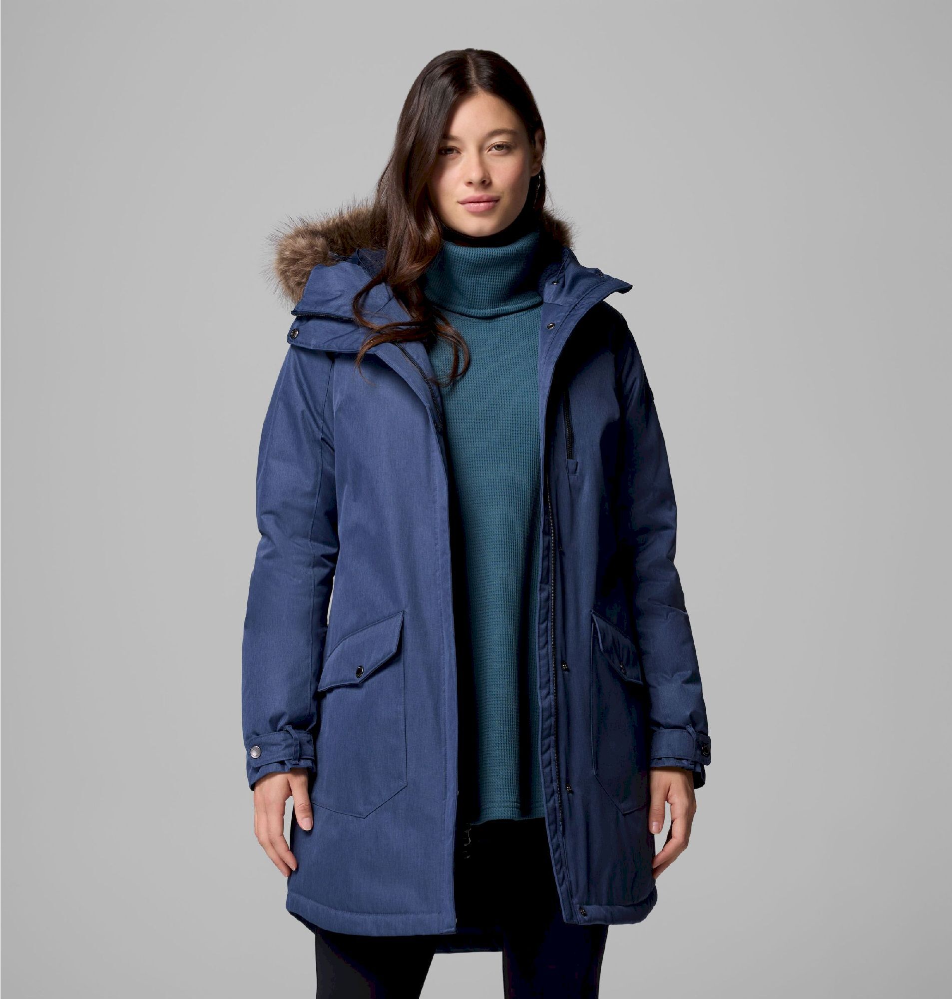 Columbia Suttle Mountain Long Insulated Jacket Parka Damer