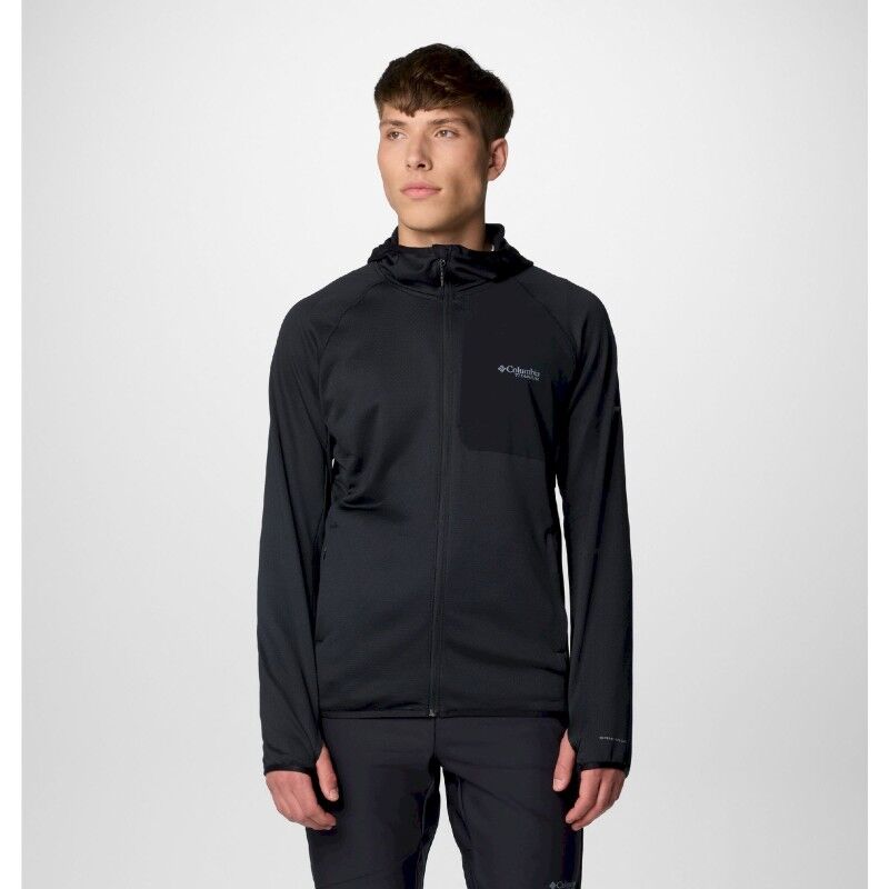 Triple Canyon Grid Fleece Hooded Full Zip II - Fleecejakke - Herrer