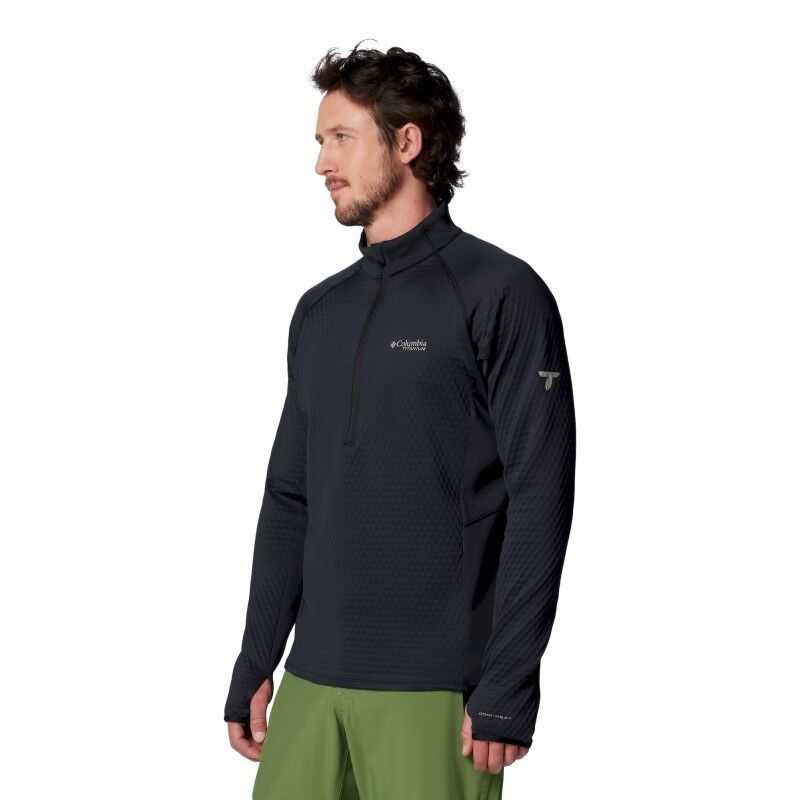 Columbia Crystal Leaf Omni-Heat Helix Half Zip - Fleecejakke - Herrer | Hardloop