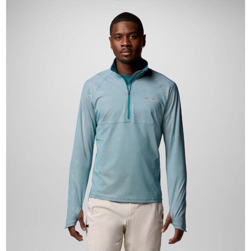 Polaire Columbia Park View Homme - Demi-zip | Tissu Stretch & Omni-Wick | Poches Zippées - Confort Chaleur