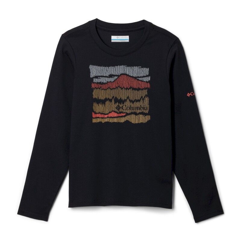 Columbia Dobson Pass LS Graphic Tee - T-shirt - Bambino | Hardloop