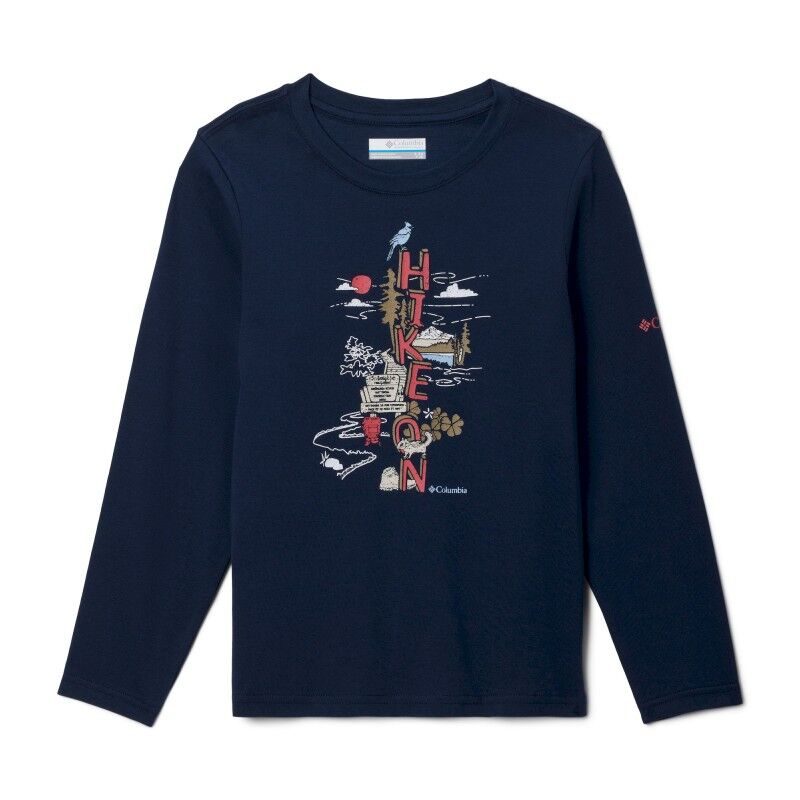 Dobson Pass LS Graphic Tee - T-shirt - Kinderen