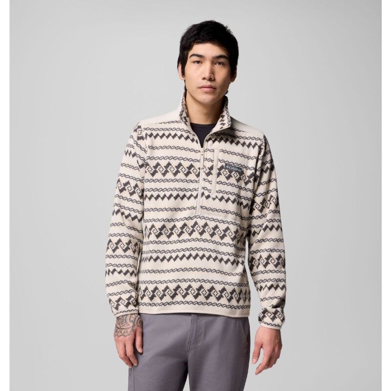 Sweater Weather Printed Half Zip II - Fleecevest - Heren
