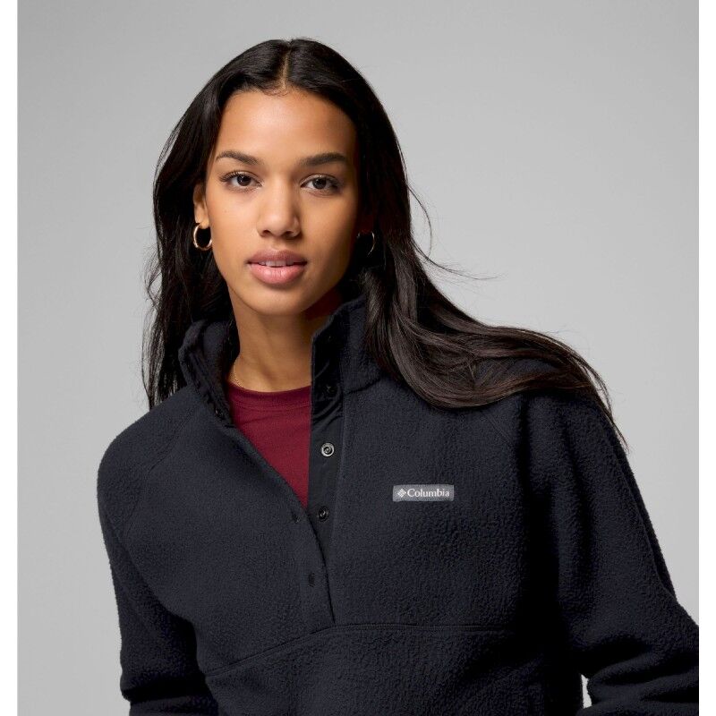 Columbia Jasper Ridge Pebbled Fleece Half Snap - Bluza polarowa damska | Hardloop
