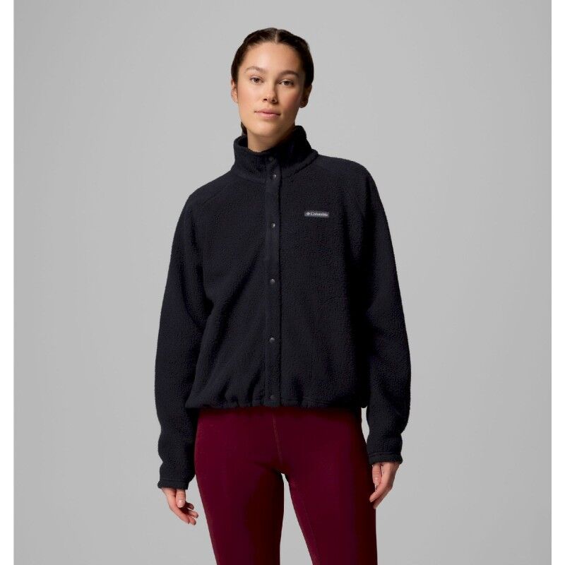 Jasper Ridge Pebbled Fleece Full Snap - Polar mulher