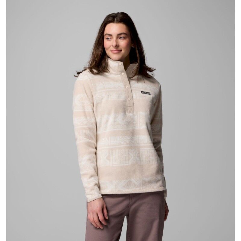 Columbia Benton Springs Printed 1/2 Snap - Polar mulher | Hardloop