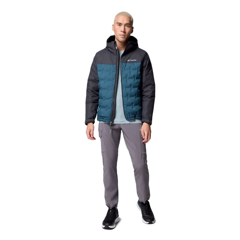 Columbia Grand Trek III Down Hooded Jacket - Dunjakke - Herrer | Hardloop