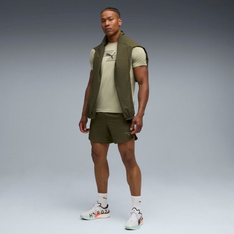 Puma M Puma X Hyrox Poly Graphic Tee - T-Shirt - Herren | Hardloop