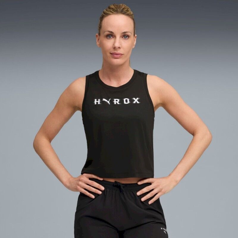 Puma W Puma X Hyrox Cloudspun Thermoadapt Crop Tank - Tanktop - Dames | Hardloop