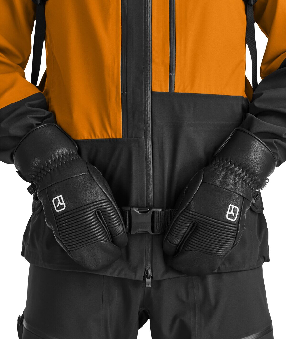 Ortovox Full Leather 3 Finger Glove - Mitts - Men's | Hardloop