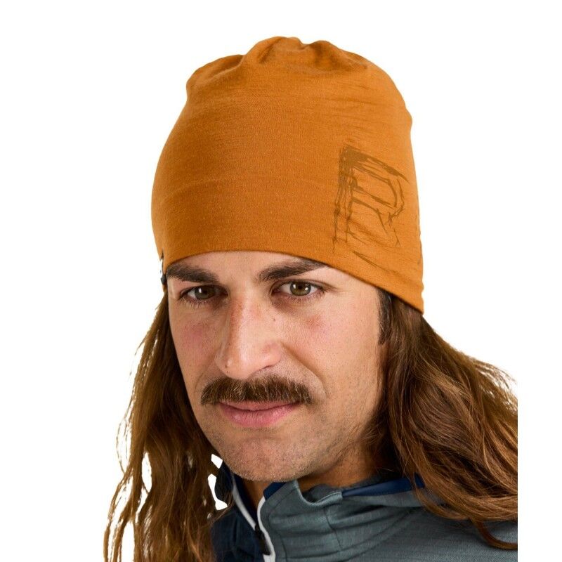 Ortovox 120 Tec Logo Beanie - Berretto in lana merino | Hardloop