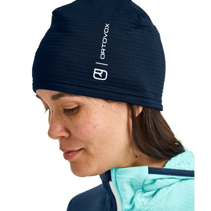 Ortovox Fleece Grid Beanie - Merinould Huer | Hardloop