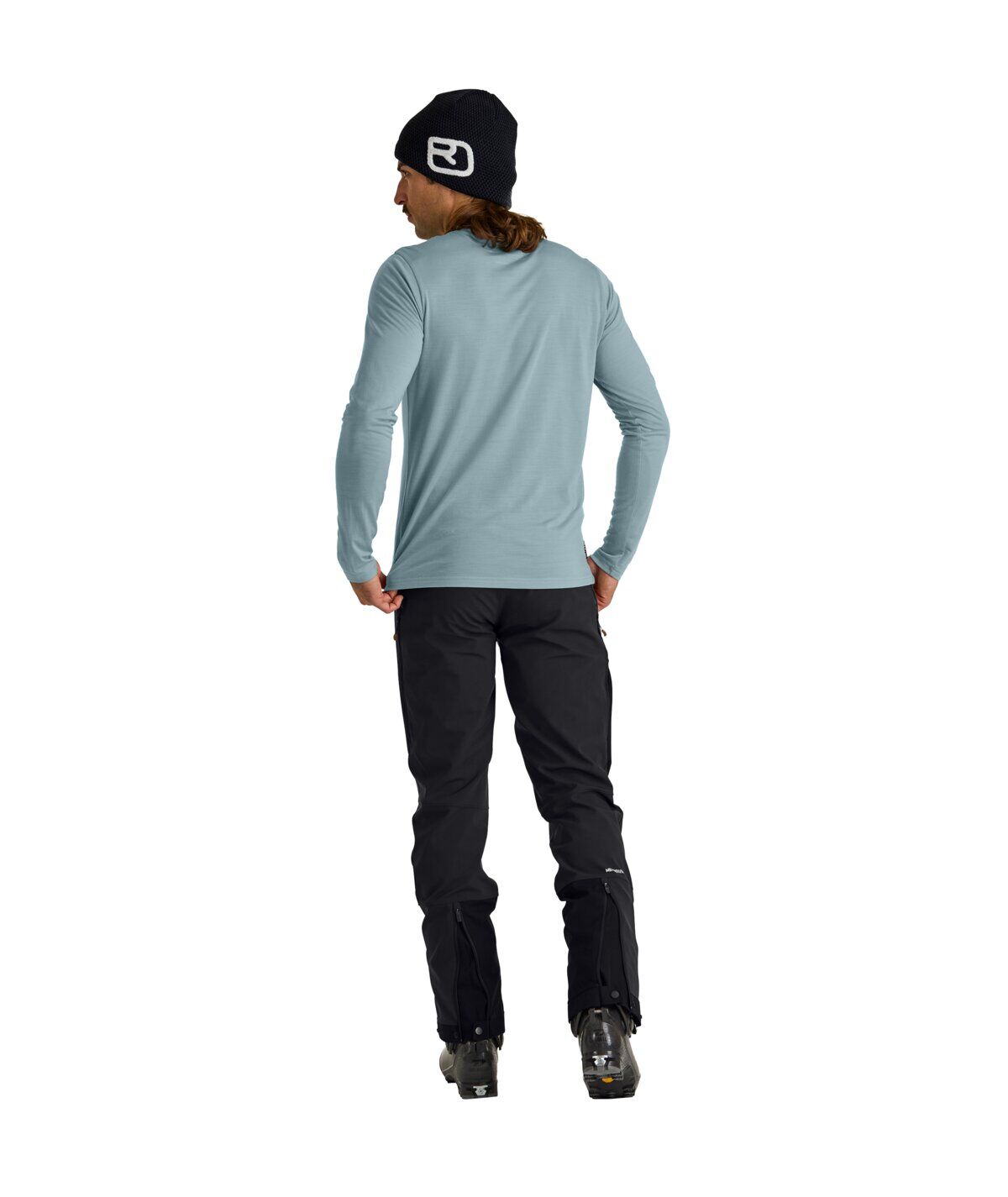 Ortovox 150 Cool Mountain Silhouette LS - Koszulka z wełny Merino® męska | Hardloop