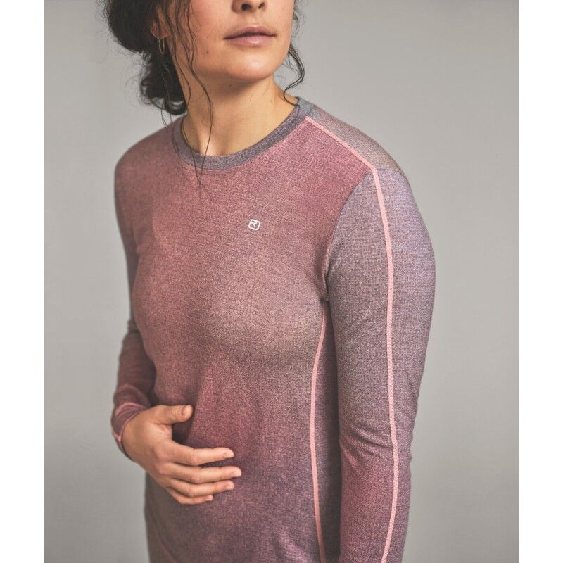 Ortovox 185 Rock'N'Wool Print LS - Merino Wool Jersey - Women's | Hardloop
