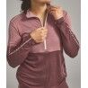 Ortovox 185 Rock'N'Wool Zip Neck - Maillot thermique laine mérinos femme | Hardloop
