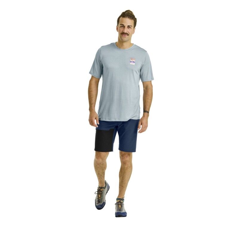 Ortovox 140 Cool Mountain Gradient TS - Koszulka z wełny Merino® męska | Hardloop
