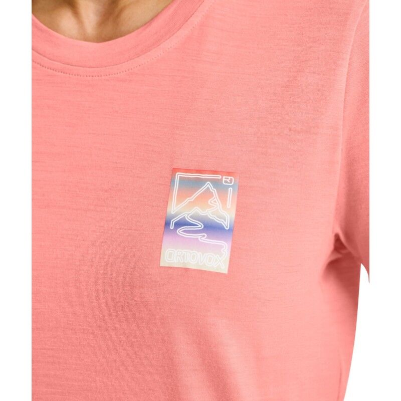 Ortovox 140 Cool Mountain Gradient TS - Koszulka z wełny Merino® damska | Hardloop