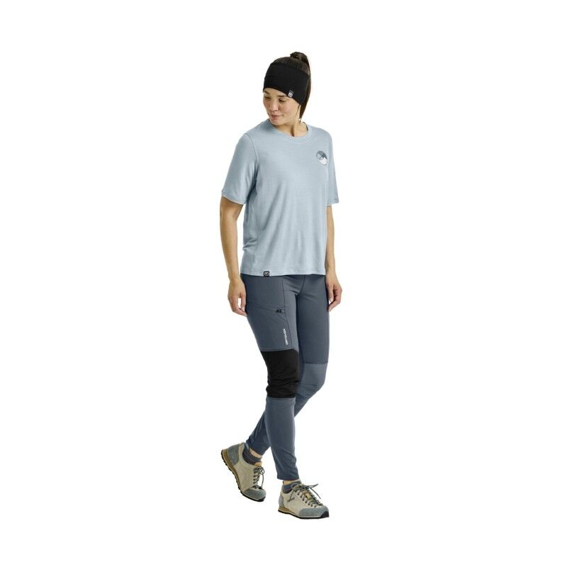 Ortovox 140 Cool Round Landscape TS - Koszulka z wełny Merino® damska | Hardloop