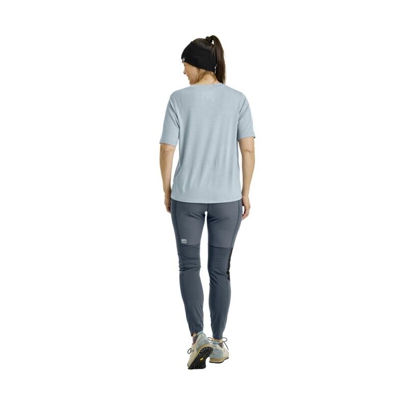 Ortovox 140 Cool Round Landscape TS - Camiseta de merino - Mujer | Hardloop