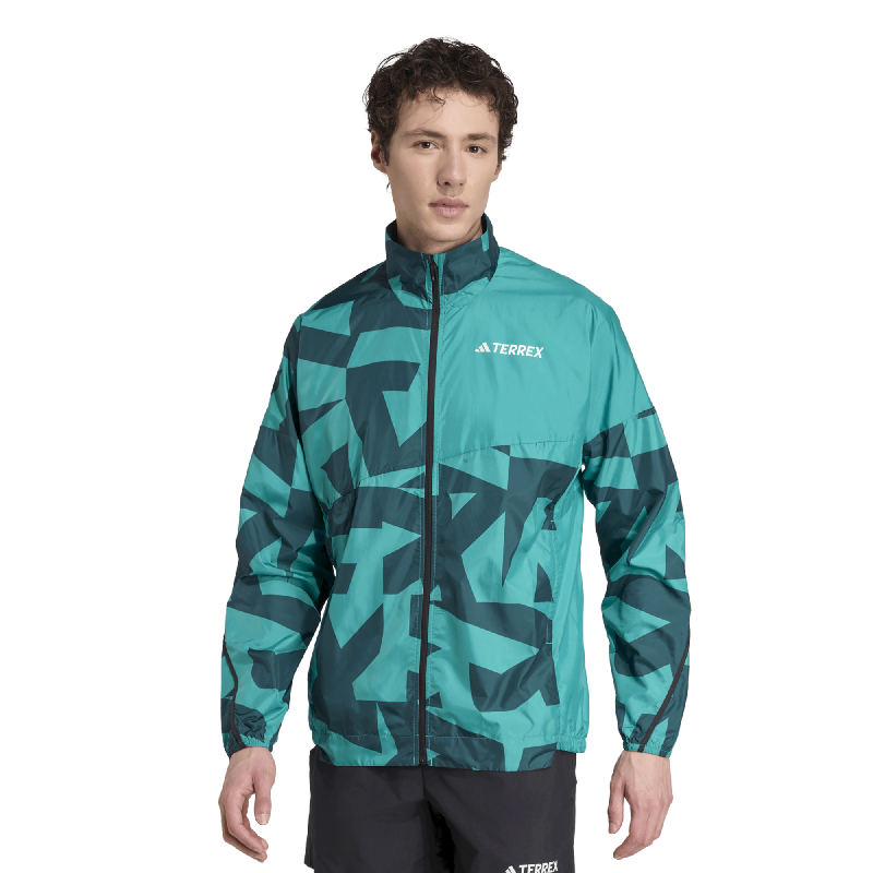 adidas Terrex Printed Wind Jacket - Waterproof jacket - Men's | Hardloop