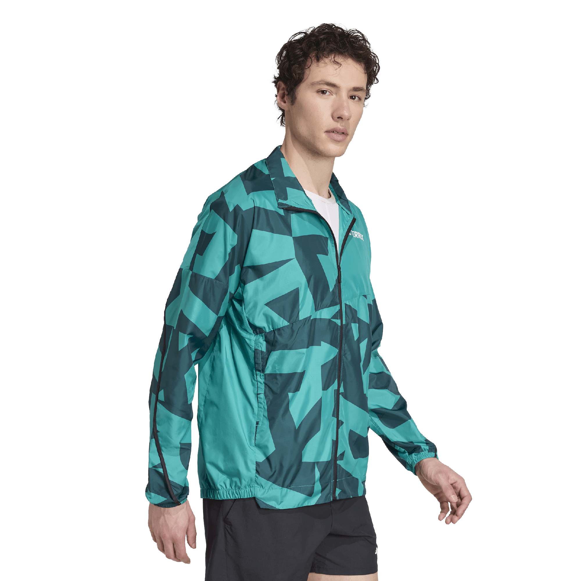 adidas Terrex Printed Wind Jacket - Giacca antipioggia - Uomo | Hardloop