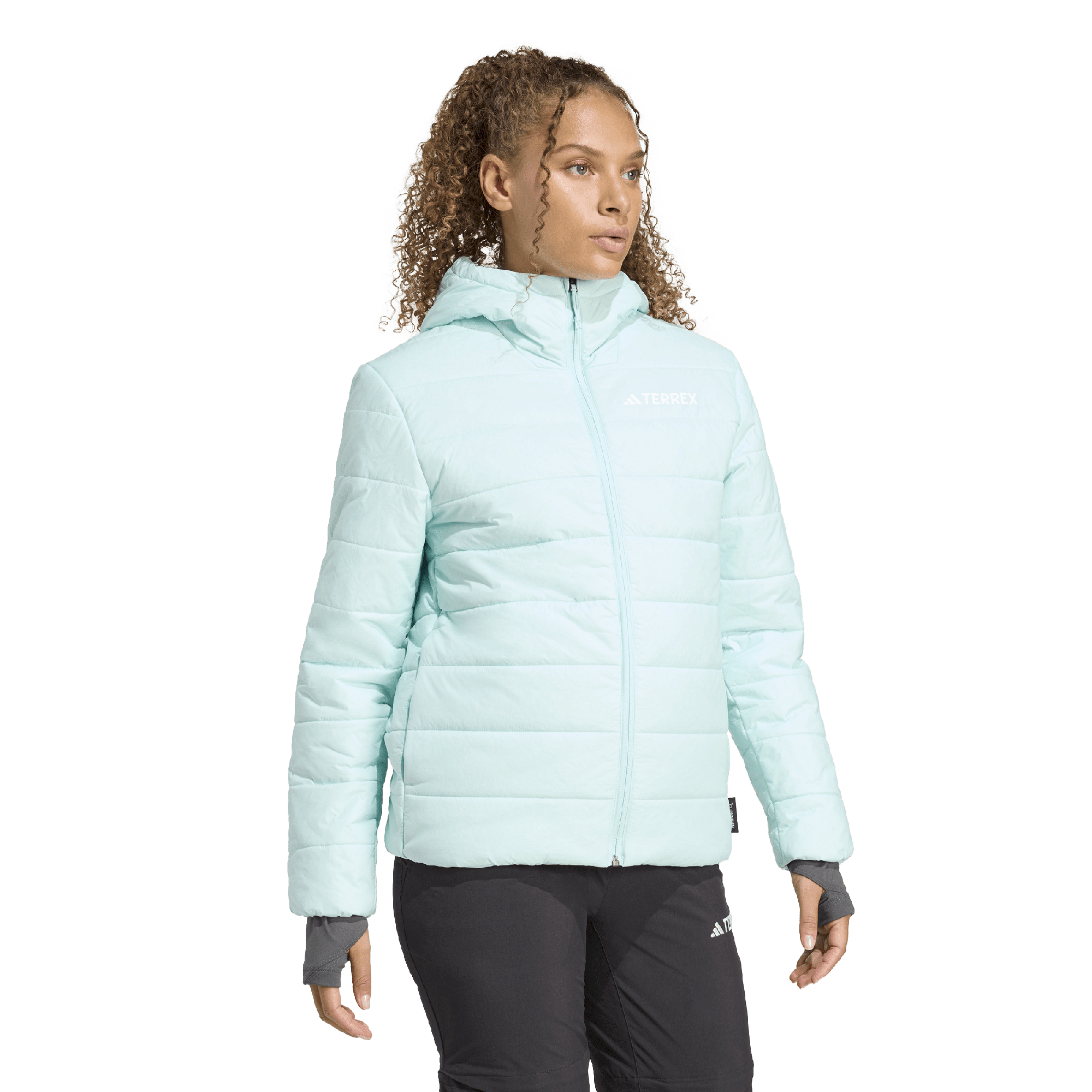 adidas Terrex Essential Padded Hooded Jacket - Kurtka damski | Hardloop