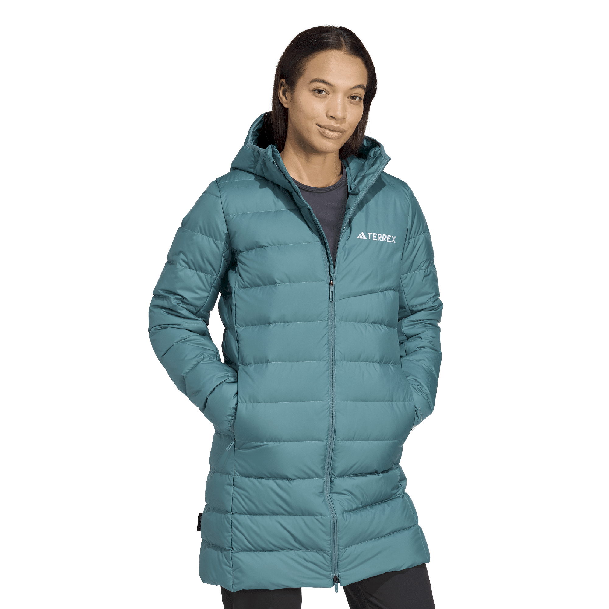 coldweather adidas Terrex Down Parka - Kurtka zimowa damska | Hardloop