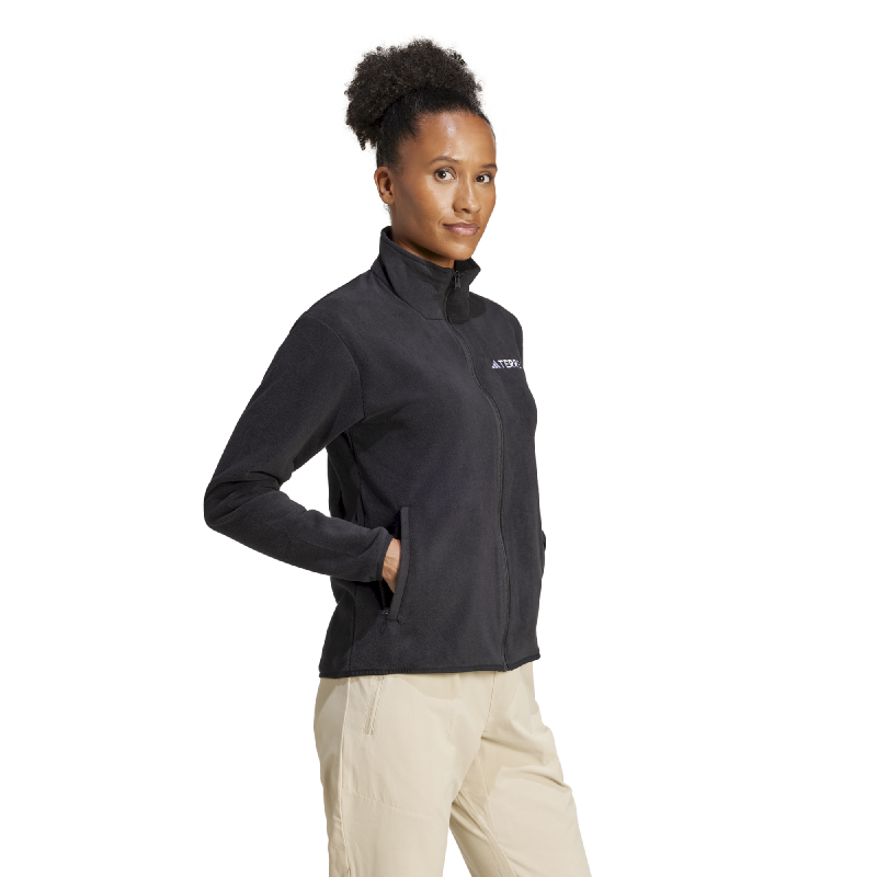 adidas Terrex Essential Full Zip Fleece - Fleecejakke - Damer | Hardloop