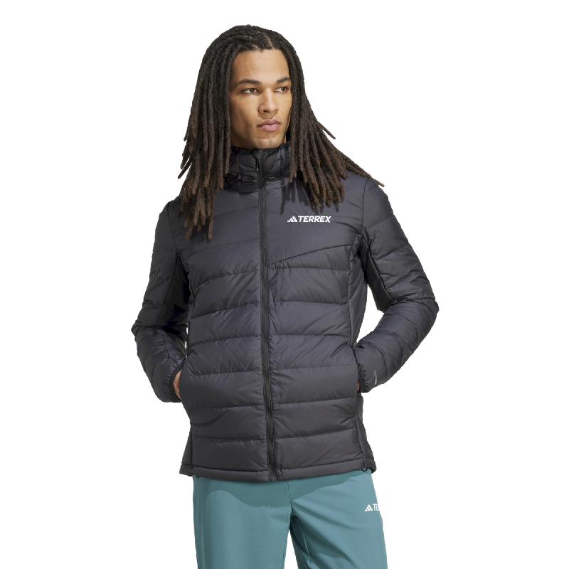 Terrex Down Hooded Jacket - Tekokuitutakki - Miehet