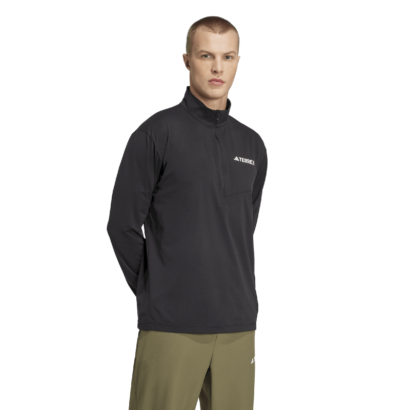 adidas Terrex Halfz LS Tee - T-shirt - Herr | Hardloop