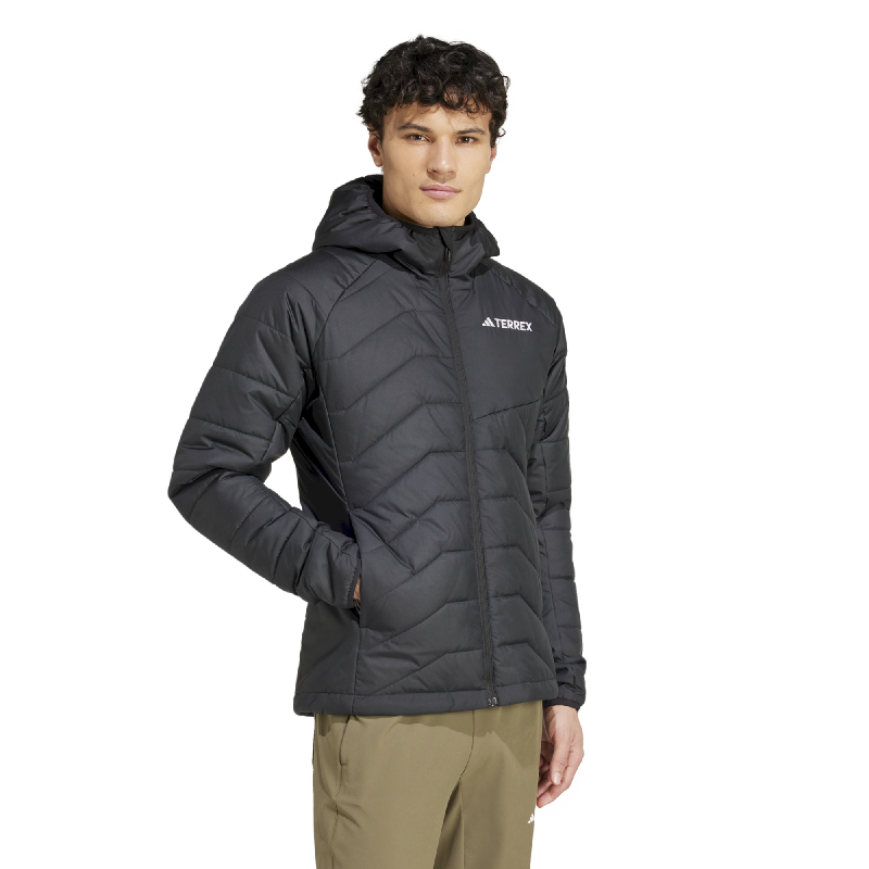 adidas Terrex Insulated Hooded Jkt - Syntetjacka - Herr | Hardloop