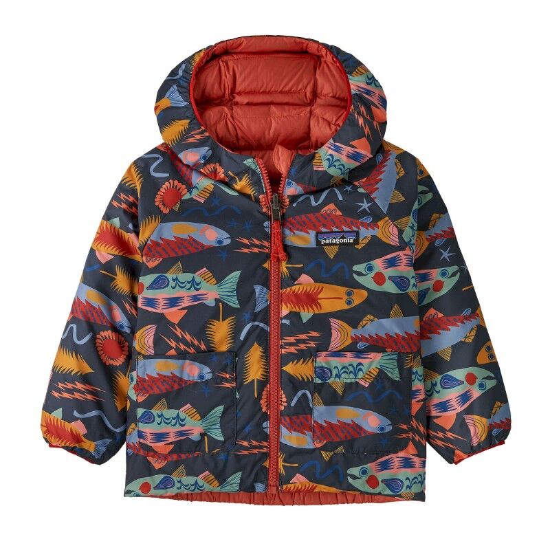 Patagonia Baby Reversible Down Sweater Hoody - Giacca in piumino - Bambino