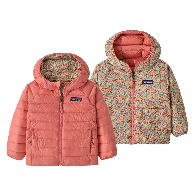 Baby Reversible Down Sweater Hoody - Kurtka narciarska dziecięca