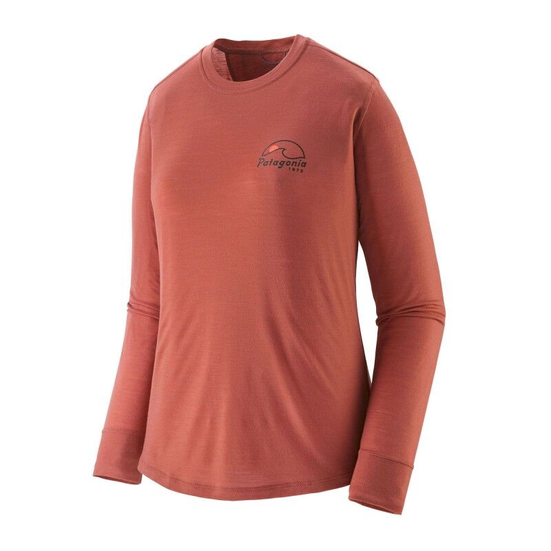 L/S Cap Cool Merino Graphic Shirt - Dámské Triko