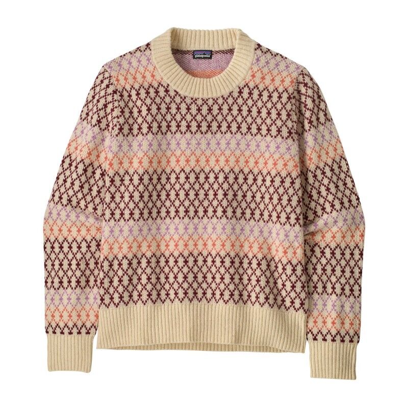 Recycled Wool Crewneck Sweater - Pullover femme