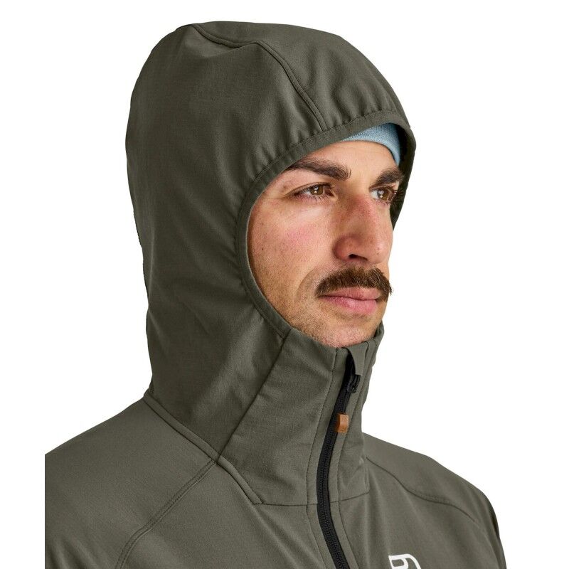 Ortovox Punta Berrino Hooded Jacket - Softshelljacka - Herr | Hardloop