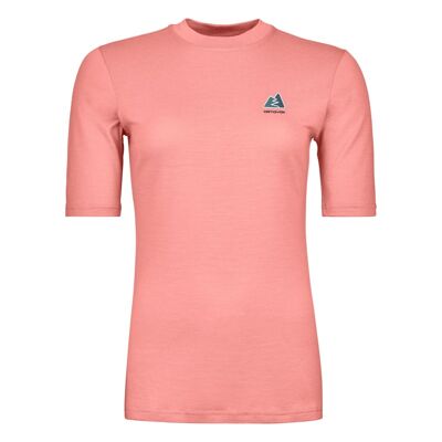 185 Merino Mountain Hug TS - Camiseta de merino - Mujer