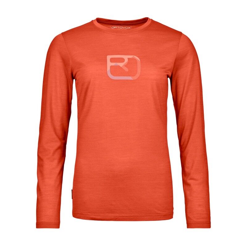 150 Cool Mountain Silhouette LS - Camiseta de lã merino mulher