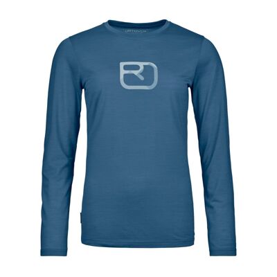 150 Cool Mountain Silhouette LS - Camiseta de merino - Mujer