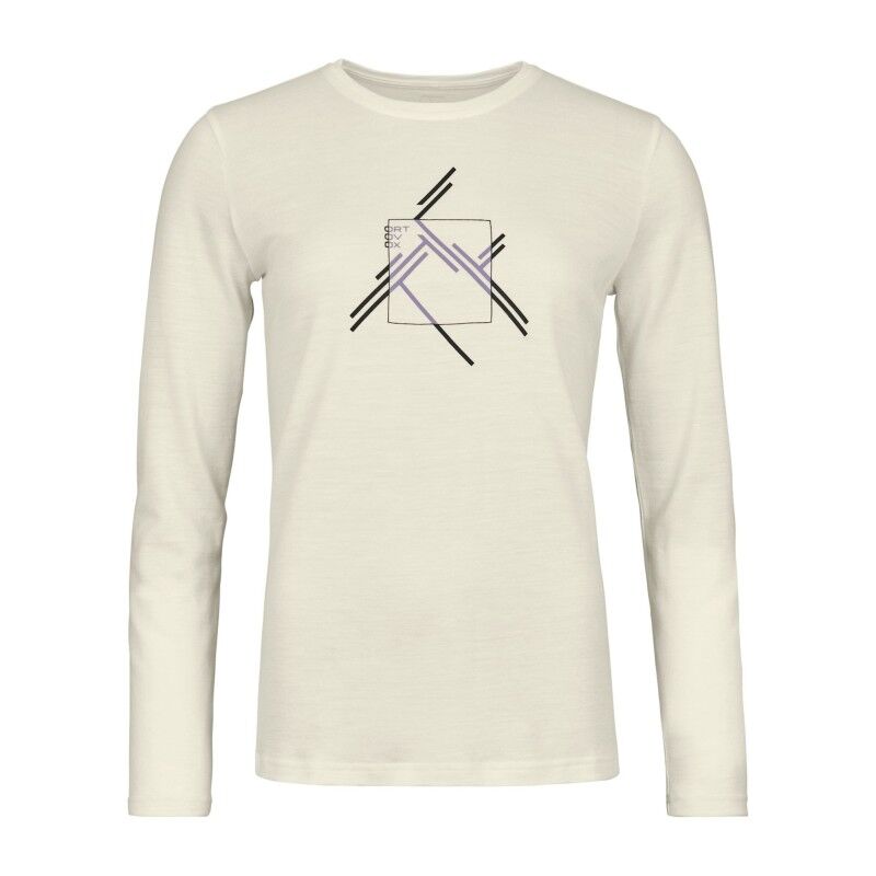 185 Merino Mountain Cutout LS - Merinoshirt - Dames