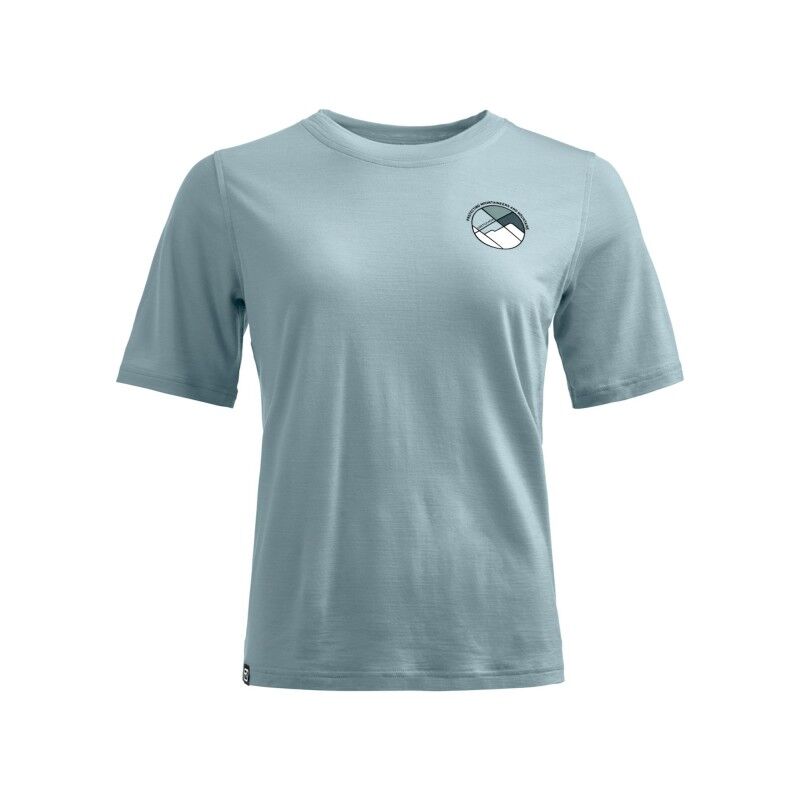 140 Cool Round Landscape TS - T-shirt en laine mérinos femme