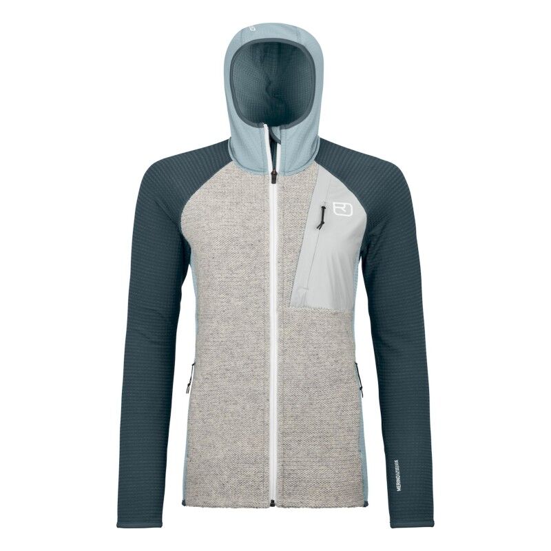 Ortovox Fleece GP Classic Knit Hoody - Fleecetröjor - Dam | Hardloop