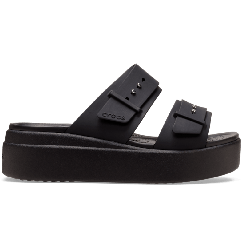 Crocs Brooklyn Buckle Low Wdg - Sandals - Women's | Hardloop