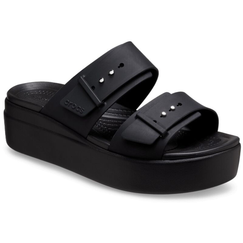 Crocs Brooklyn Buckle Low Wdg - Sandals - Women's | Hardloop