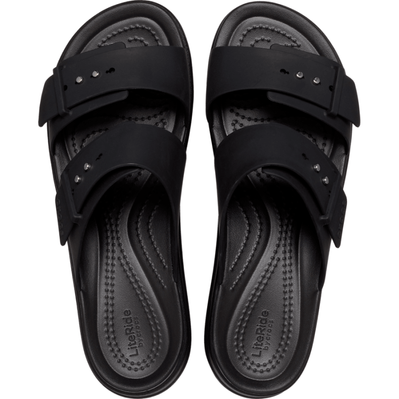 Crocs Brooklyn Buckle Low Wdg - Sandały damskie | Hardloop