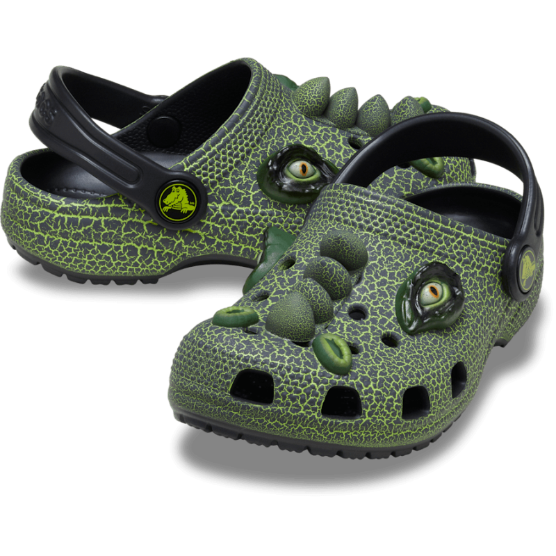 Crocs Classic IAM Scary Dino Clog - Clogs - Børn | Hardloop
