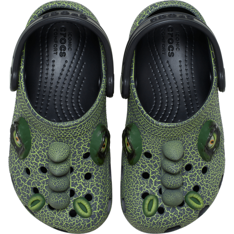 Crocs Classic IAM Scary Dino Clog - Clogs - Barn | Hardloop