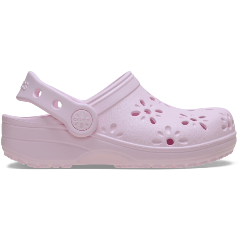 Classic Floral Cut Out Clog - Sandały dziecięce