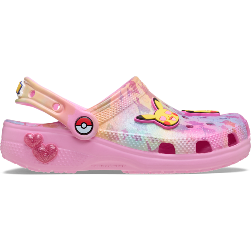Crocs Pikachu Pink Cls Clog - Sandals - Kid's | Hardloop