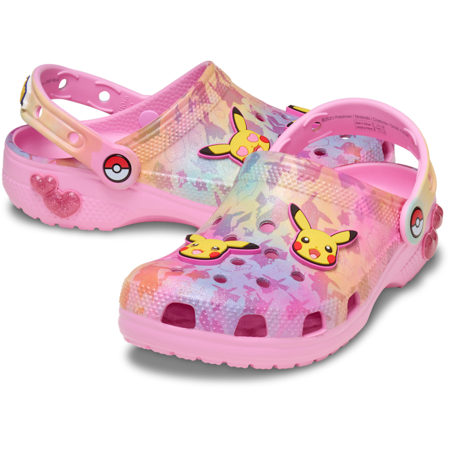 Crocs Pikachu Pink Cls Clog - Sandals - Kid's | Hardloop